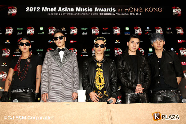 2012 Mnet Asian Music Awards in 香港 フォトギャラリー BIGBANG(ビッグバン)編
