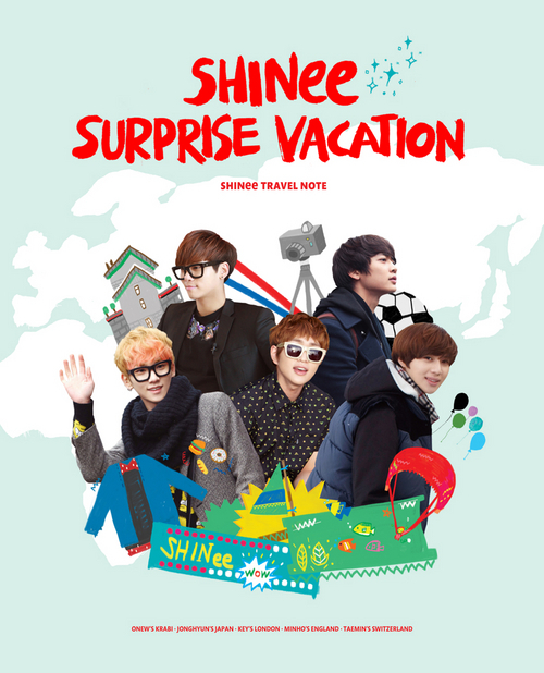 SHINee(シャイニー)、旅行本「SHINee SURPRISE VACATION」を今月25日発売！